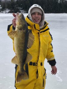 Ice Hut Fishing