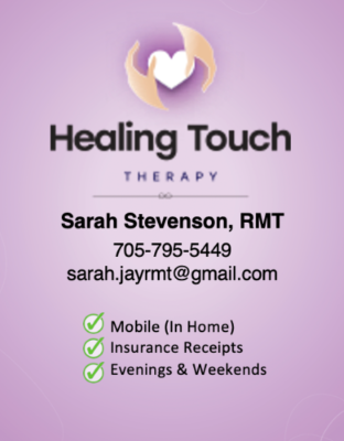 Healing Touch Business Card